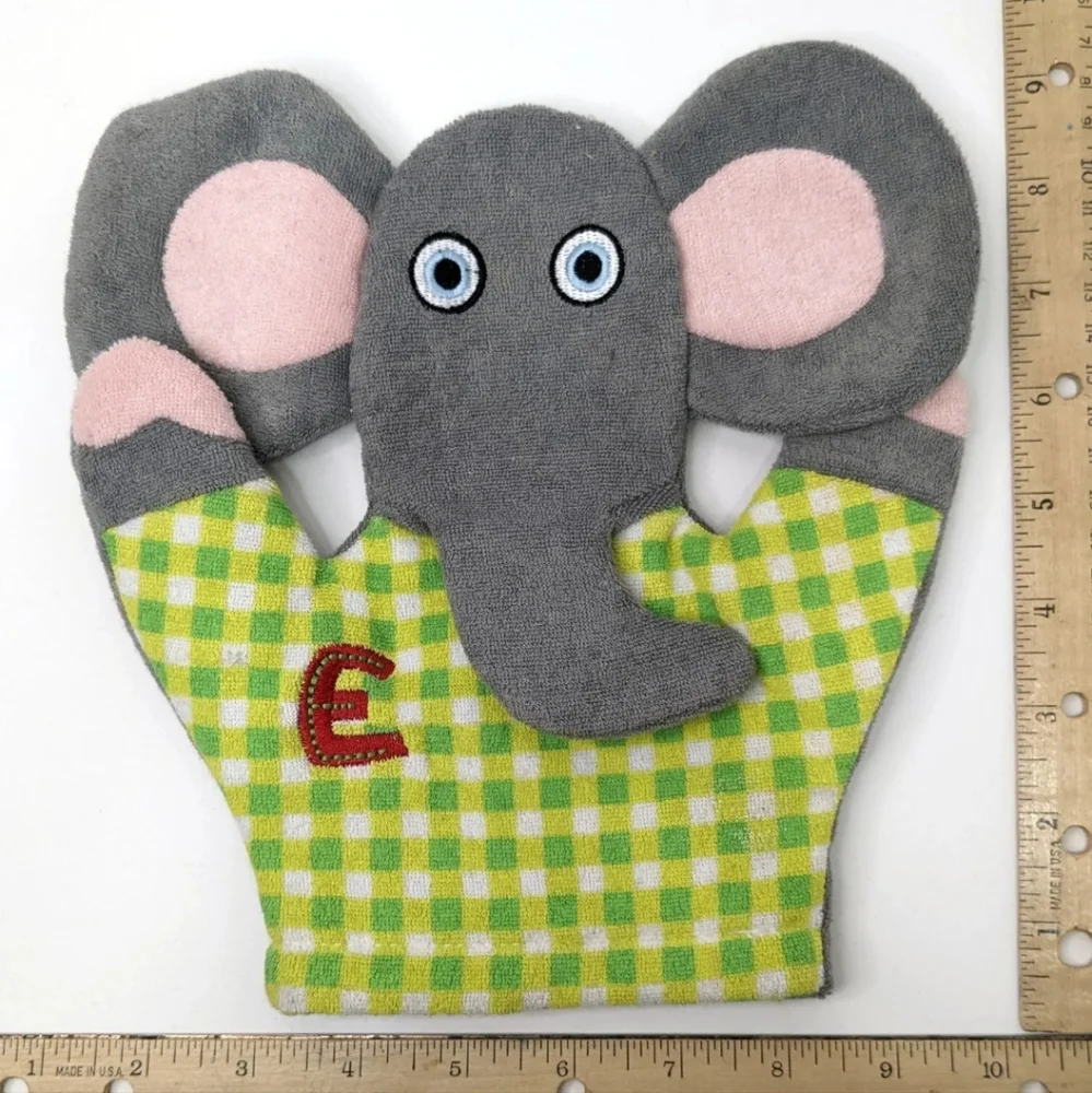 FREE WITH PURCHASE Elephant baby wash mitt